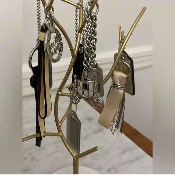 Coach Horse & Carriage Key Fob Keychain Bag Charm - Picture 10 of 11